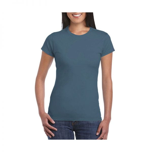 camiseta-gildan-softstyle-entallada-64000l-azul-indigo