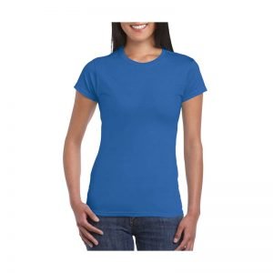 camiseta-gildan-softstyle-entallada-64000l-azul-royal