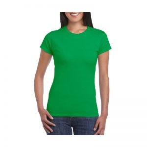 camiseta-gildan-softstyle-entallada-64000l-verde-irish