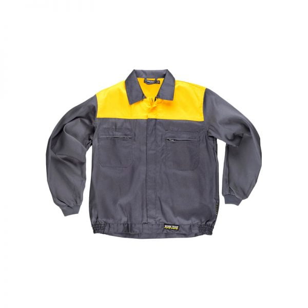 chaqueta-workteam-c1101-gris-amarillo