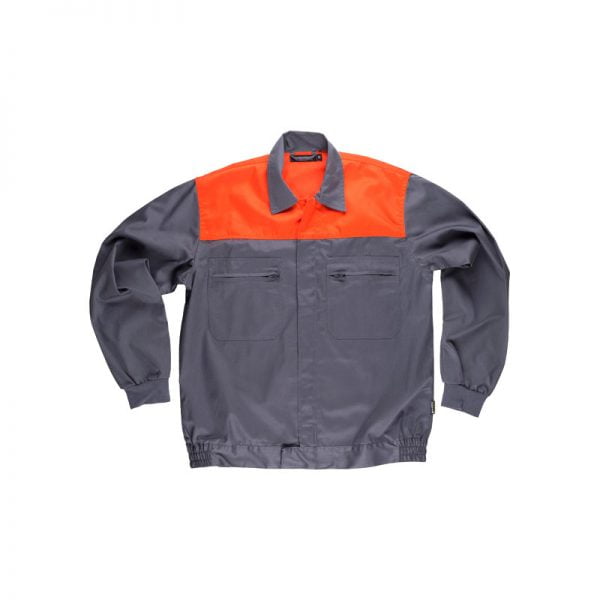 chaqueta-workteam-c1101-gris-naranja