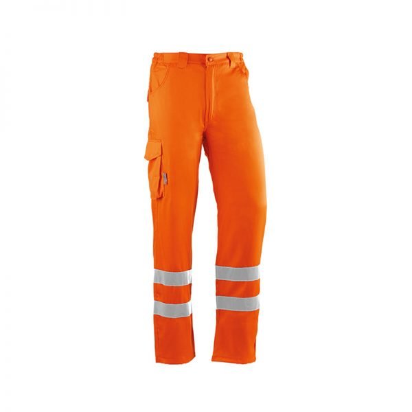 pantalon juba alta visibilidad brayton hv728 naranja fluor en tiempolaboral.com